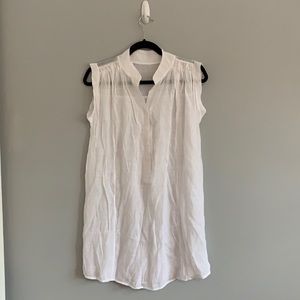 White Buttoned Cover-Up Small or Medium